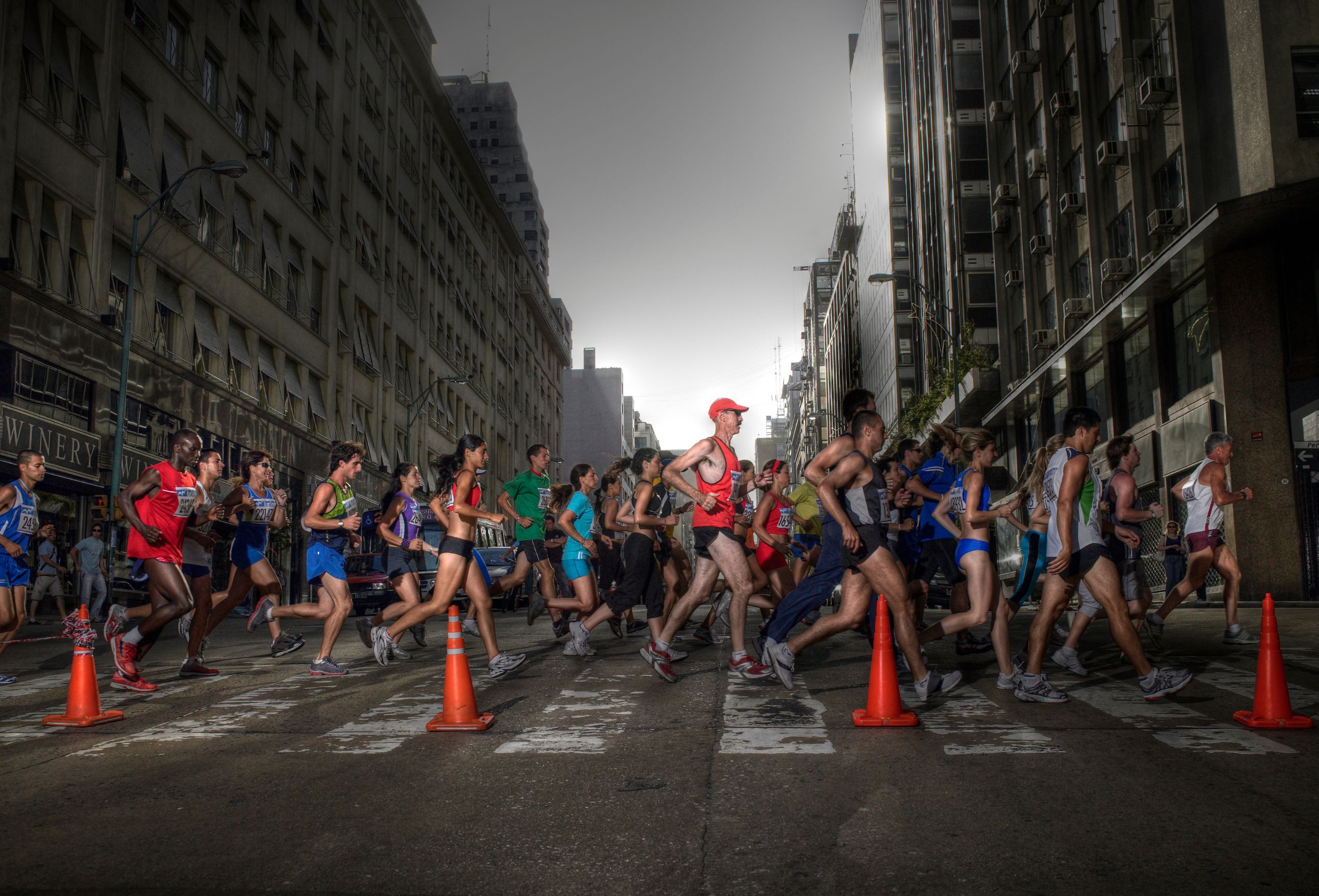 Weer tijdens Marathon Rotterdam
